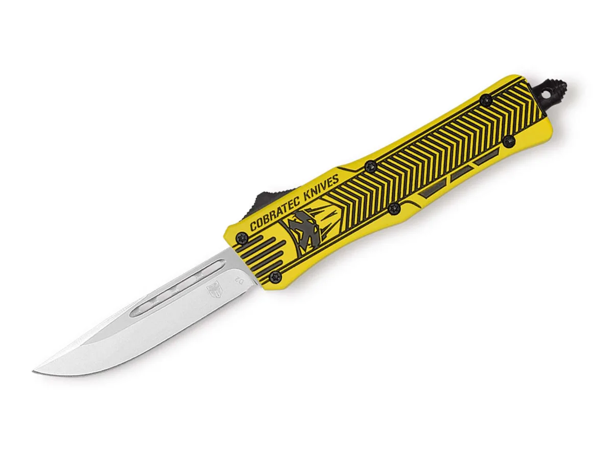 Nóż Cobratec Med. Yellow Gra. Bl. D.N.S. — zdjęcie 1