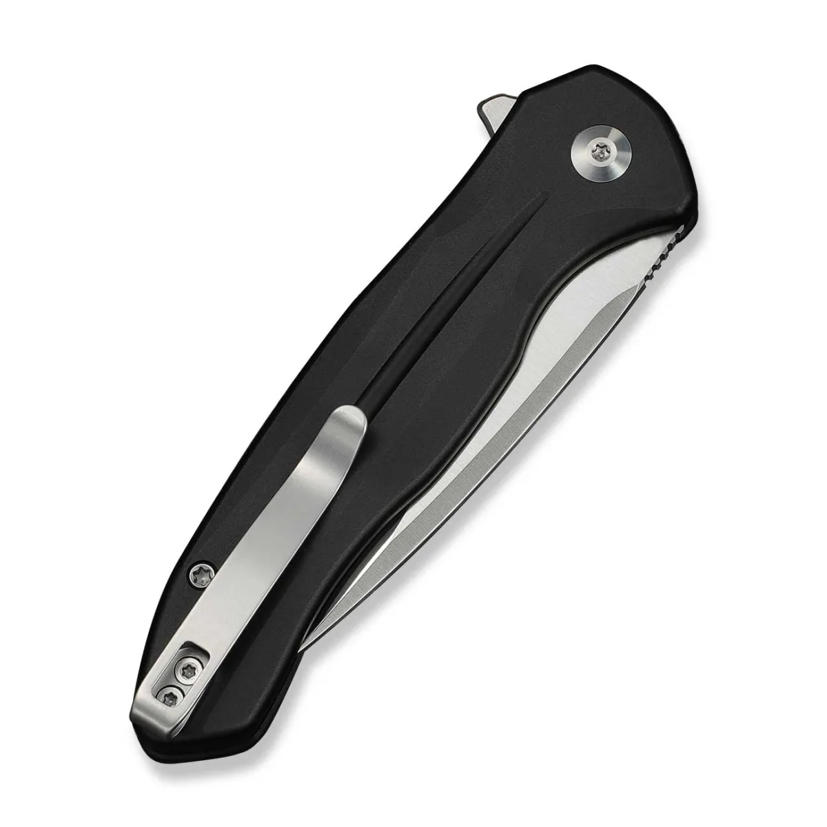 Nóż CIVIVI Button Lock Kitefin Black Alu 14C28N — zdjęcie 5