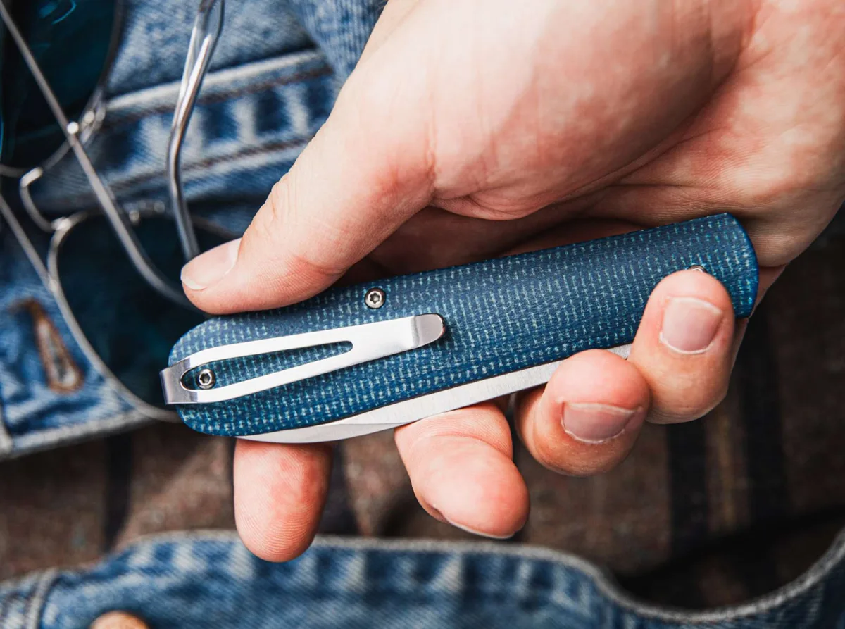 Nóż Böker Solingen Coffin Denim Micarta — zdjęcie 5