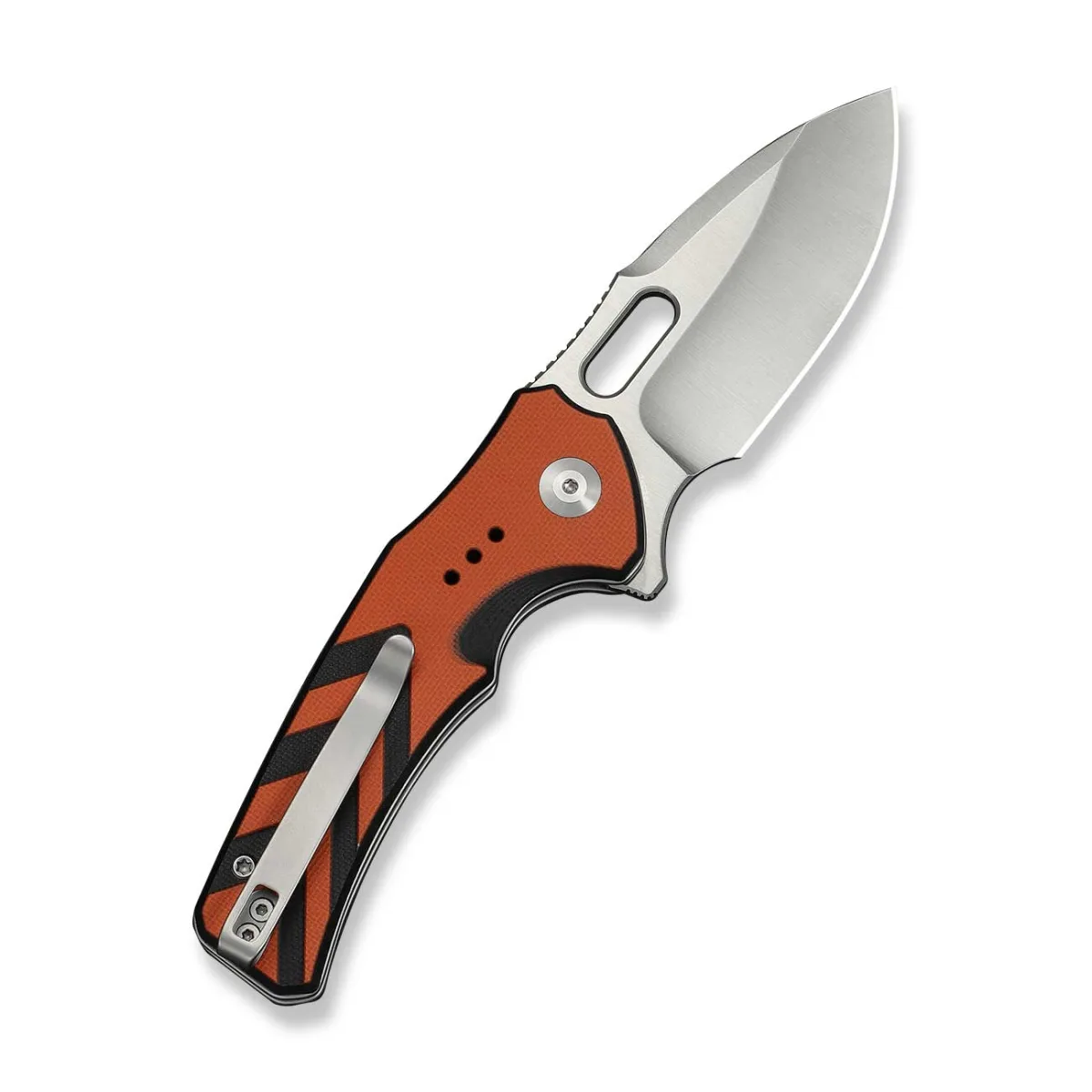 Nóż CIVIVI Vexron G10 Milled Orange & Black 14C28N — zdjęcie 2