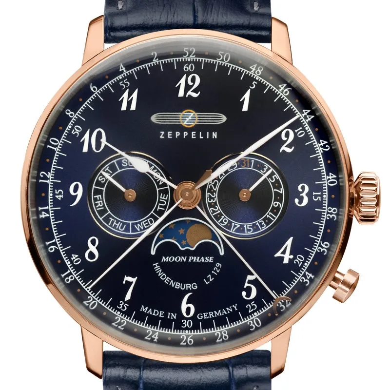 Zegarek Zeppelin LZ129 Hindenburg 70383, 40mm WYP — zdjęcie 2