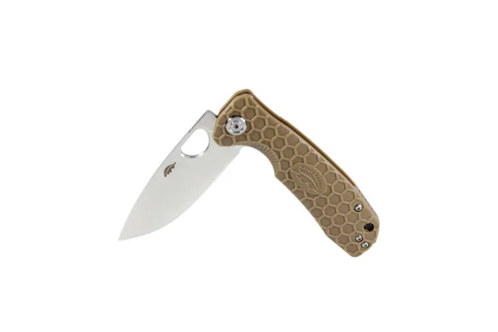 Nóż Honey Badger Flipper D2 Medium Tan — zdjęcie 2