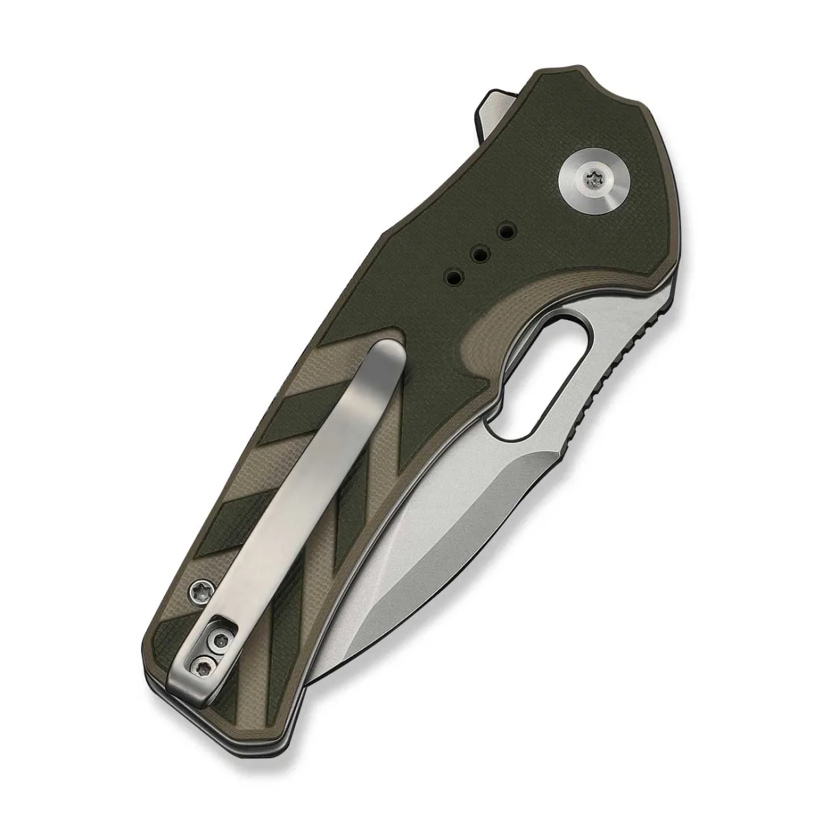 Nóż CIVIVI Vexron G10 Milled Green & Tan 14C28N — zdjęcie 5