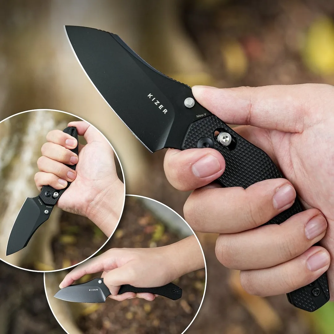 Nóż Kizer Bulldog Aluminum Nitro-V — zdjęcie 13