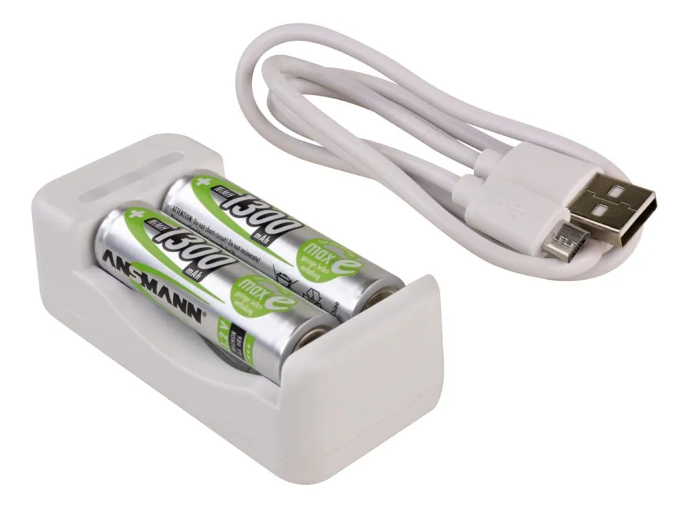 Ładowarka Ansmann USB Basic II + 2x AA 1300mAh — zdjęcie 2