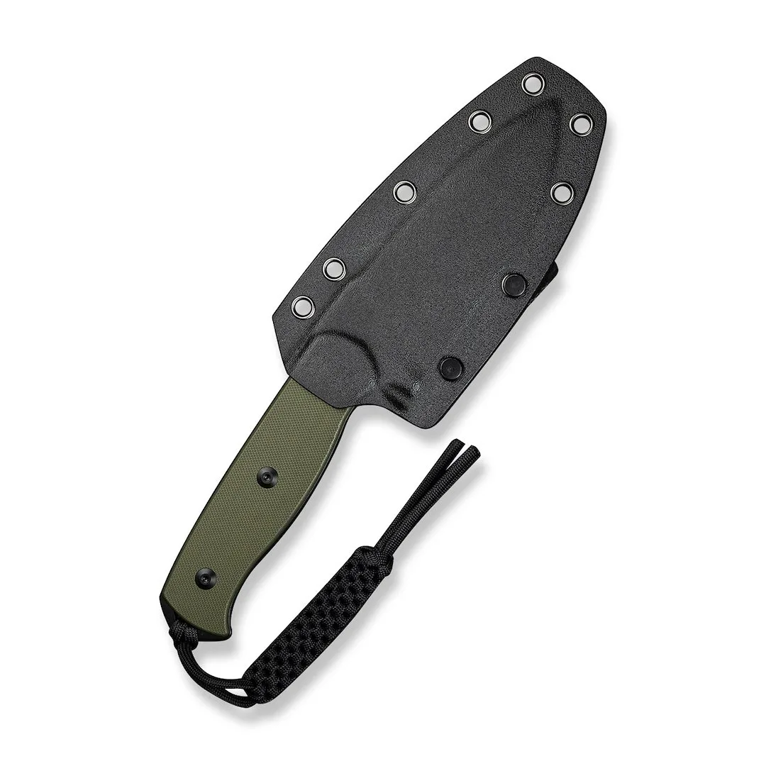 Nóż SENCUT Fixed Toxodon G10 OD Green Black Blade — zdjęcie 7