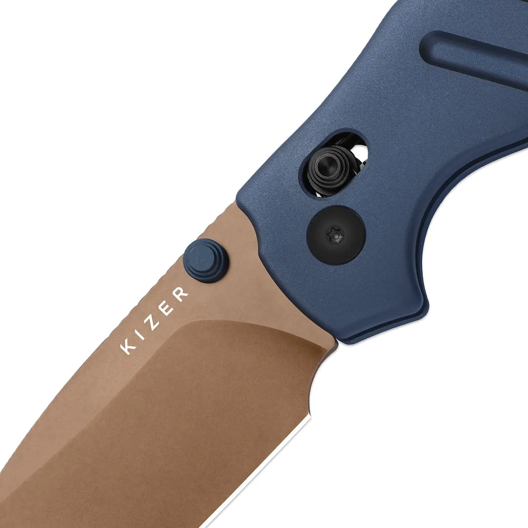 Nóż Kizer C01C 2.9 CD Aluminum ELMAX — zdjęcie 5