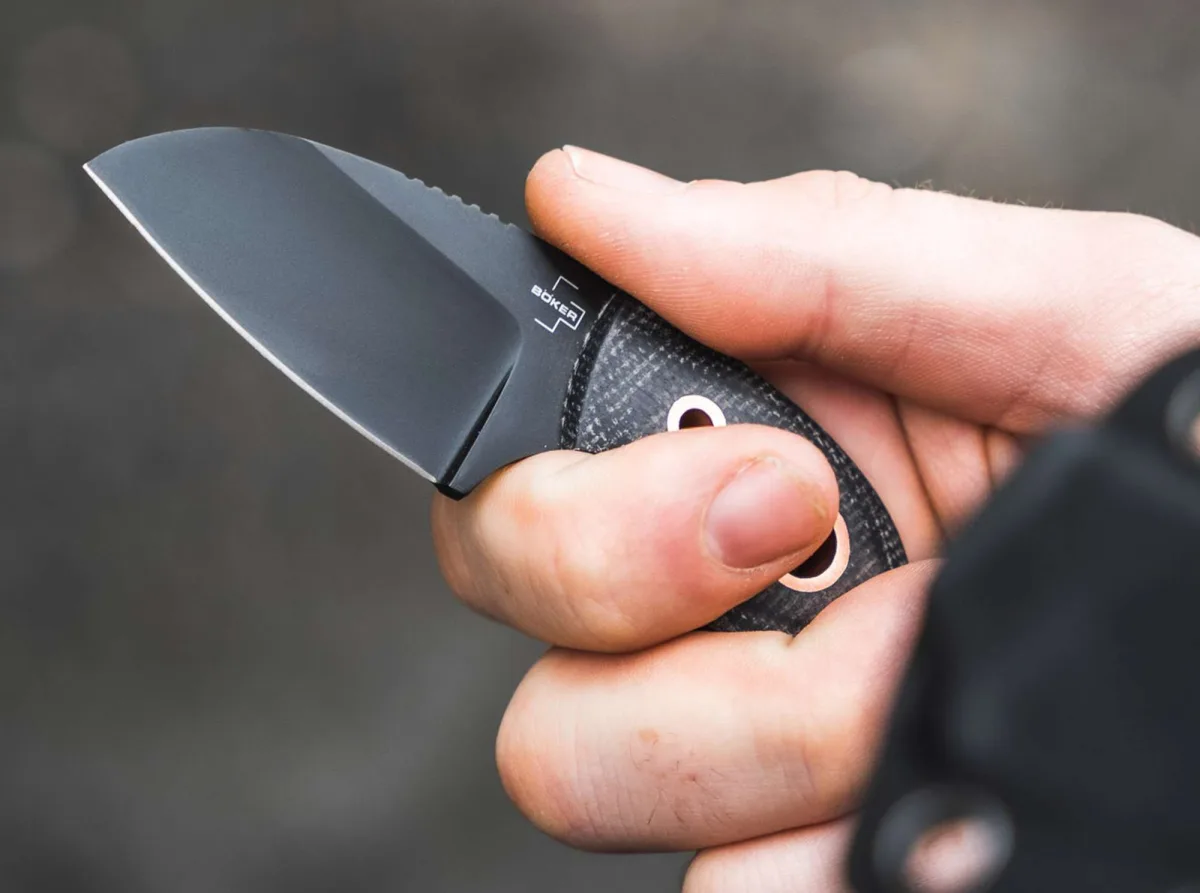 Nóż Böker Plus Gnome all Black Copper — zdjęcie 6