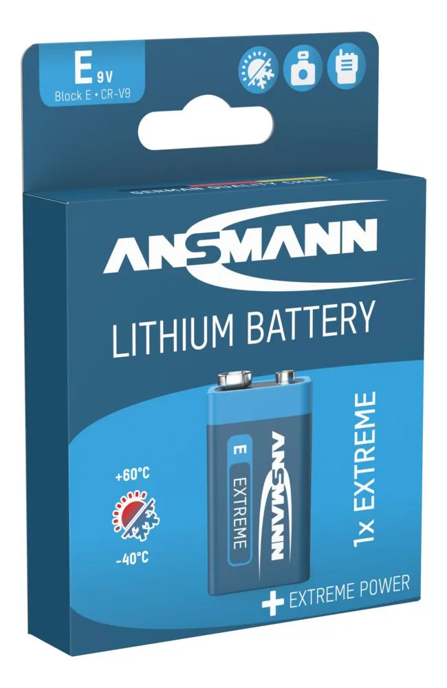 Bateria litowa Ansmann E / 1604LC / PP3 9V — zdjęcie 4