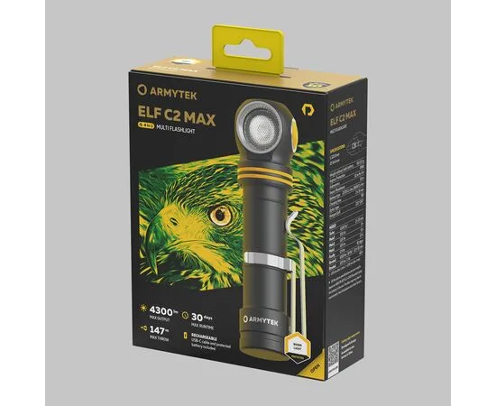 Latarka Armytek Elf C2 MAX USB-C Warm PCB 4300lm — zdjęcie 4