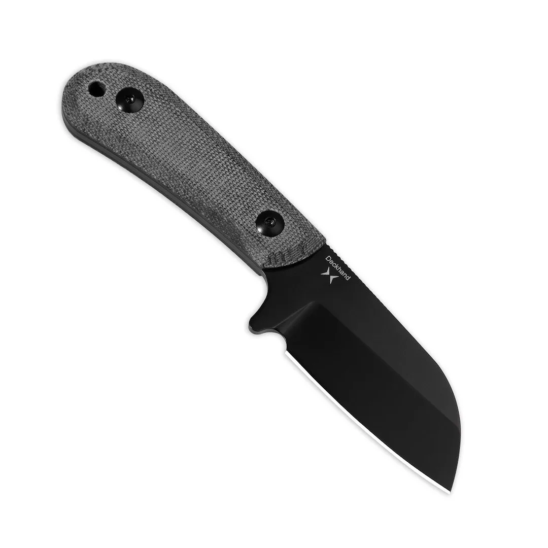 Nóż Kizer Fixed Deckhand Micarta+G10 D2 Black — zdjęcie 2