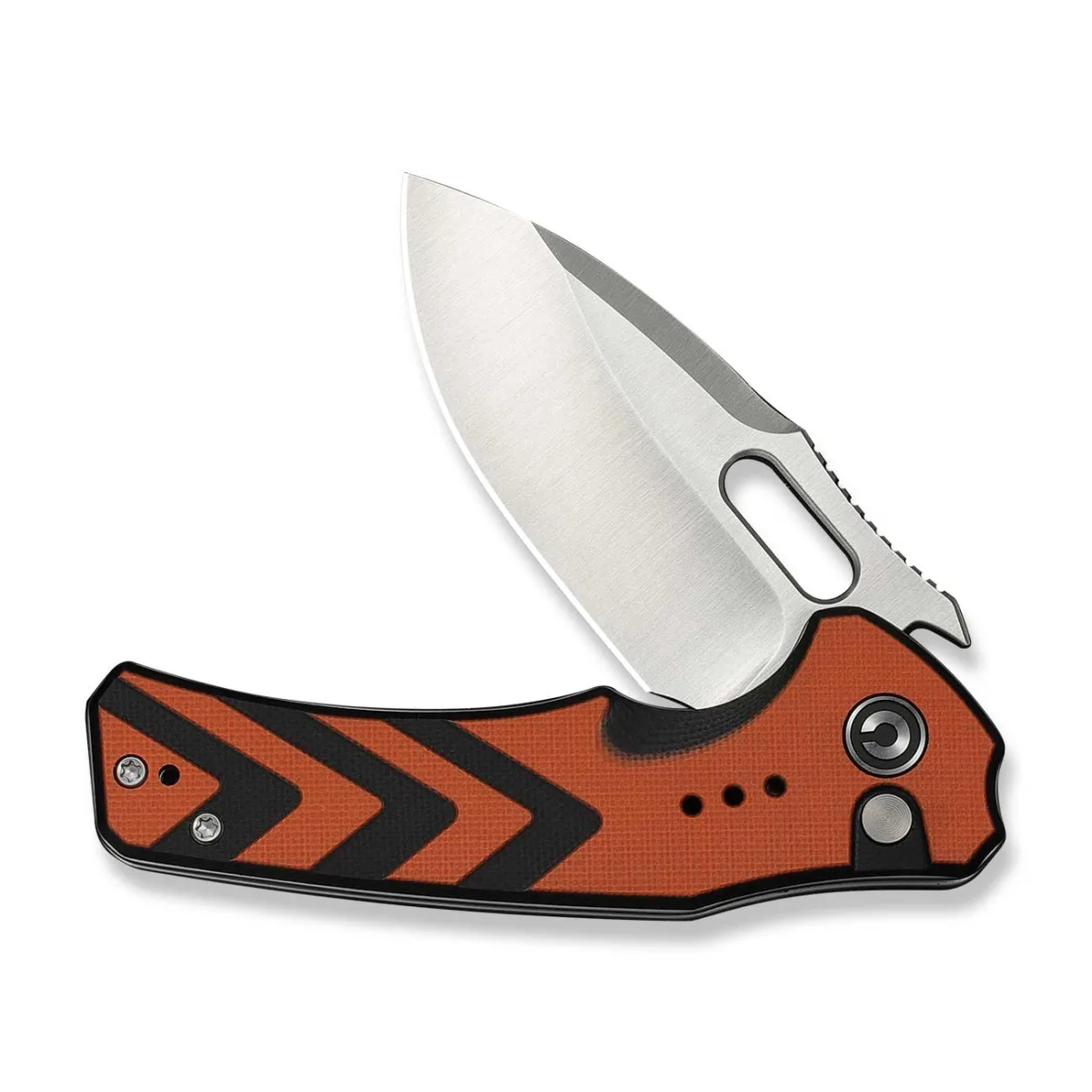 Nóż CIVIVI Vexron G10 Milled Orange & Black 14C28N — zdjęcie 3