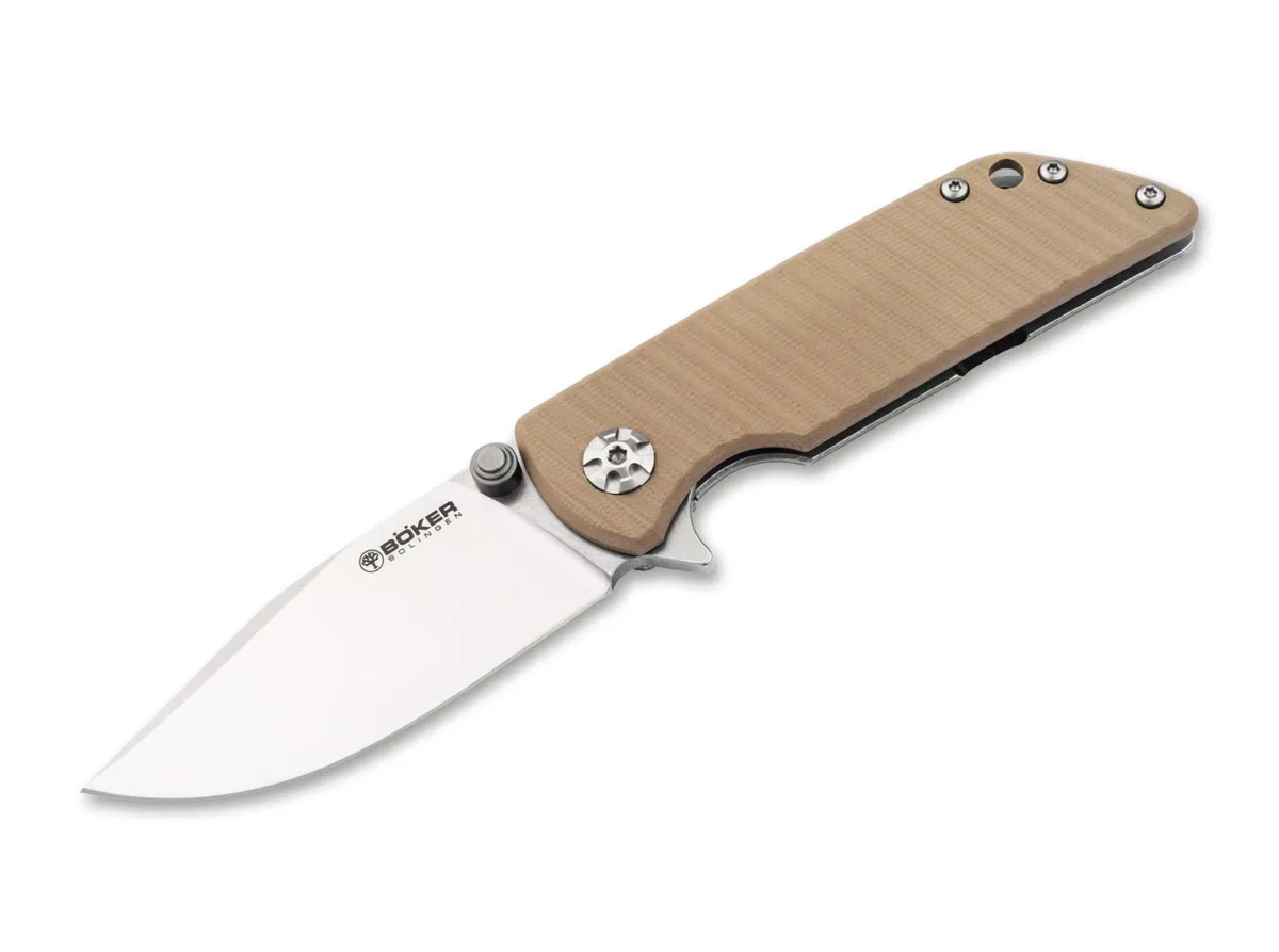 Nóż Böker Solingen Sherman EDC II G10 Coyote MCut — zdjęcie 1