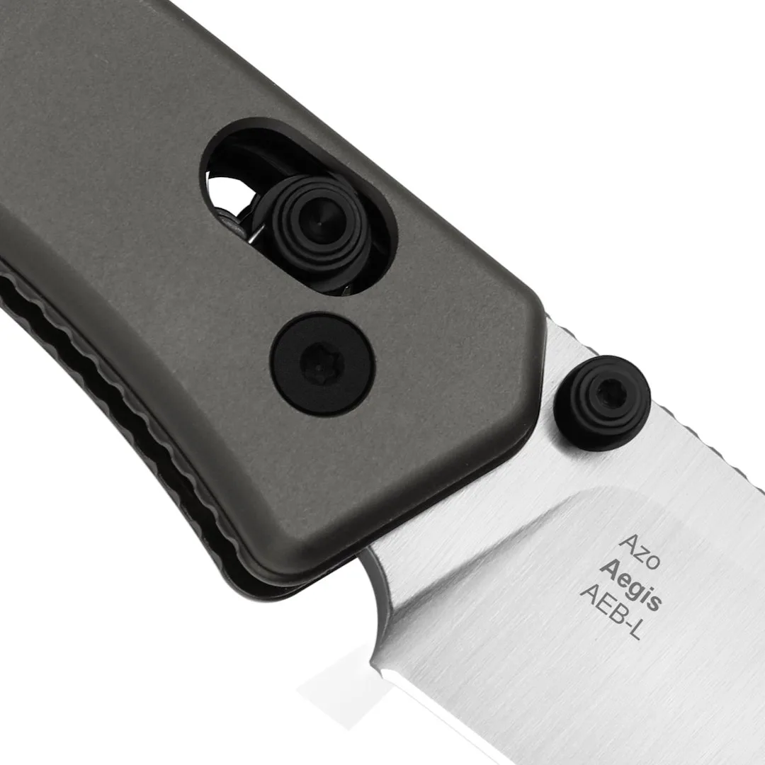 Nóż Kizer Aegis Gray Aluminum AEB-L — zdjęcie 4