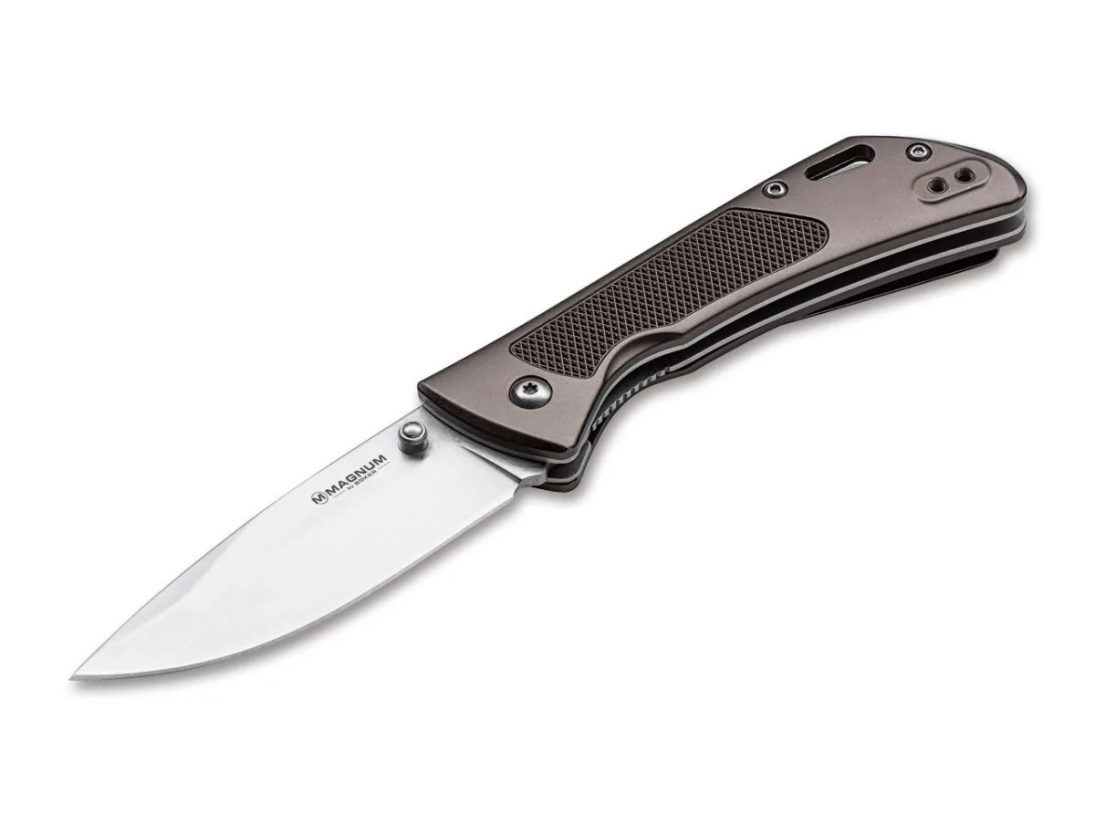 Nóż Magnum Advance Checkering Dark Bronze — zdjęcie 1