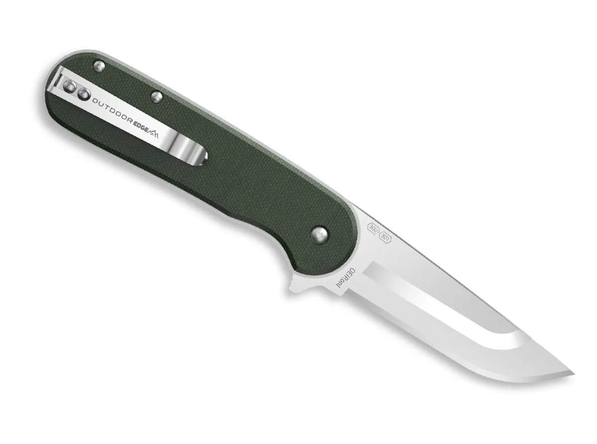 Nóż Outdoor Edge Razor VX3 3.0" Micarta Green — zdjęcie 2