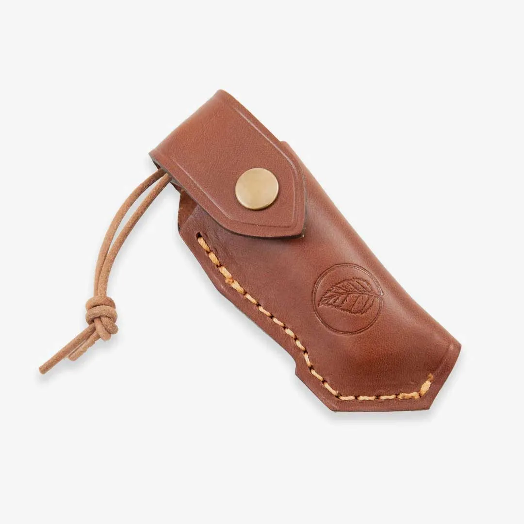 Etui na nóż Casström Lars Fält Folder, koniak — zdjęcie 2