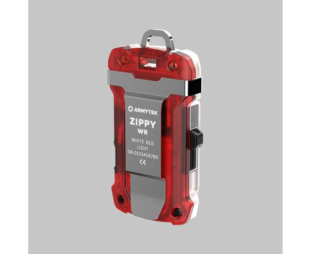 Latarka Armytek Zippy WR USB-C Red 140/30 lm — zdjęcie 3