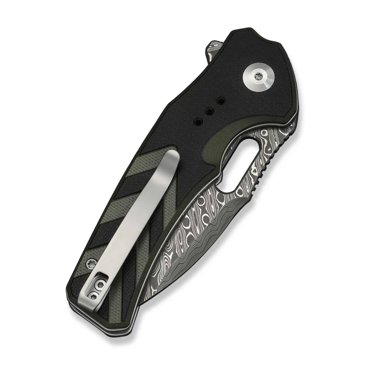 Nóż CIVIVI Vexron Damast G10 Milled Black & Green — zdjęcie 5