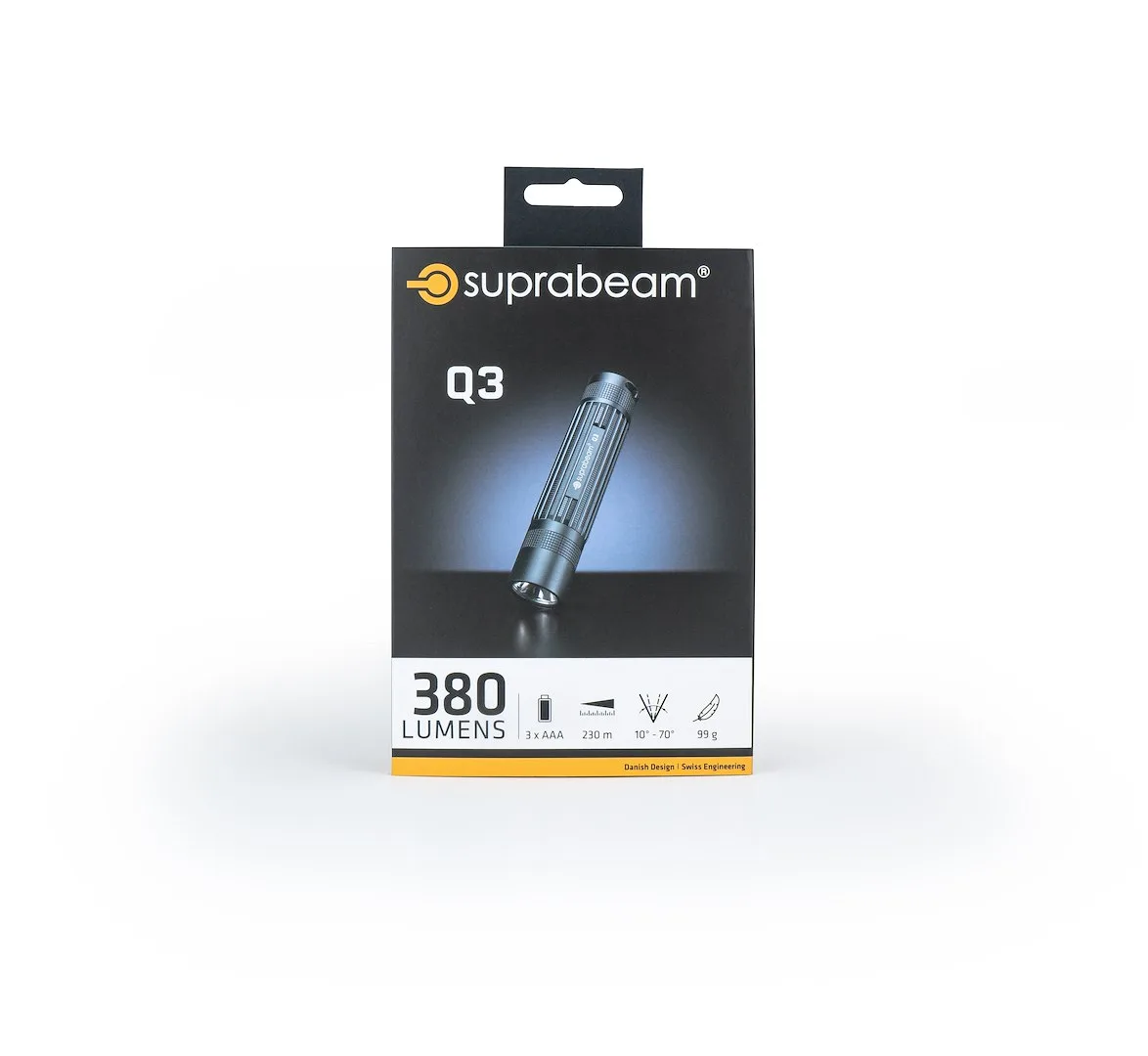 Latarka Suprabeam Q3 380lm, 3x AAA — zdjęcie 2