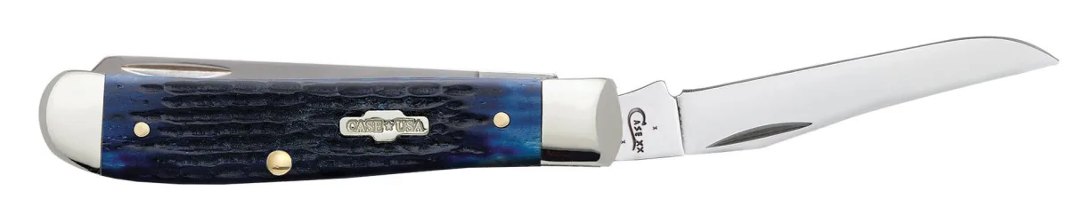 Nóż Case Rogers Mini Trapper SS Blue Bone — zdjęcie 4
