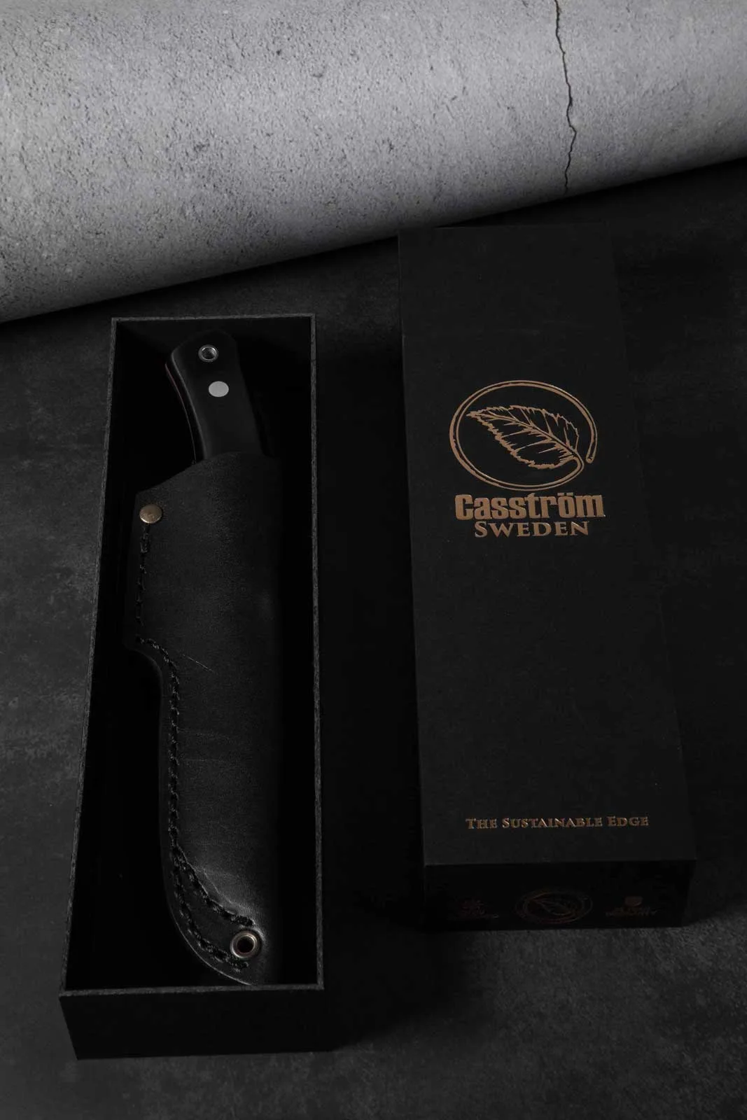 Nóż Casström No.10 SFK Black Micarta 14C28N — zdjęcie 8