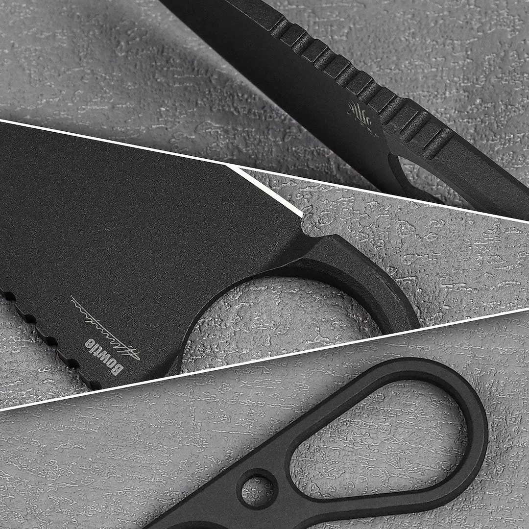 Nóż Kizer Fixed Bowtie D2 Black — zdjęcie 9