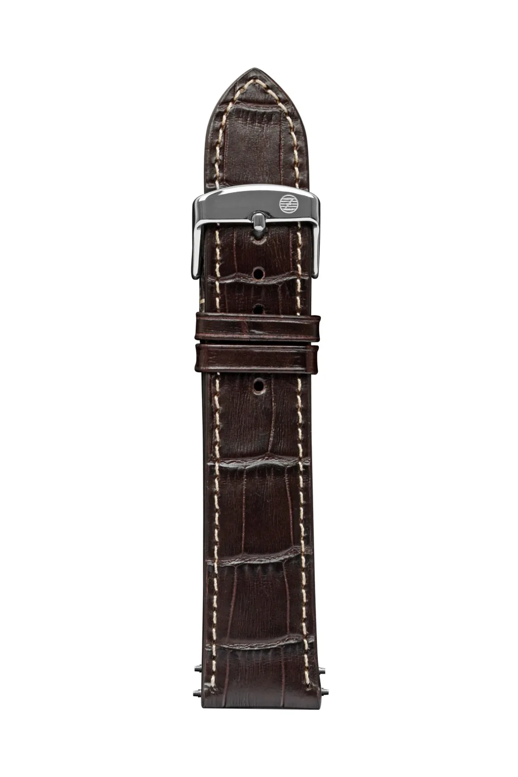 Pasek skórzany Zeppelin, brązowy 22 mm — zdjęcie 1