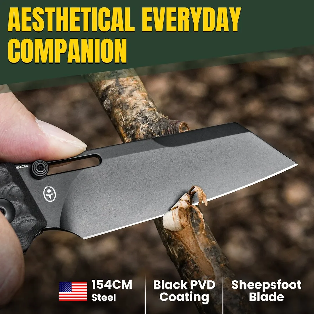 Nóż Kizer Task G10 Black 154CM — zdjęcie 9