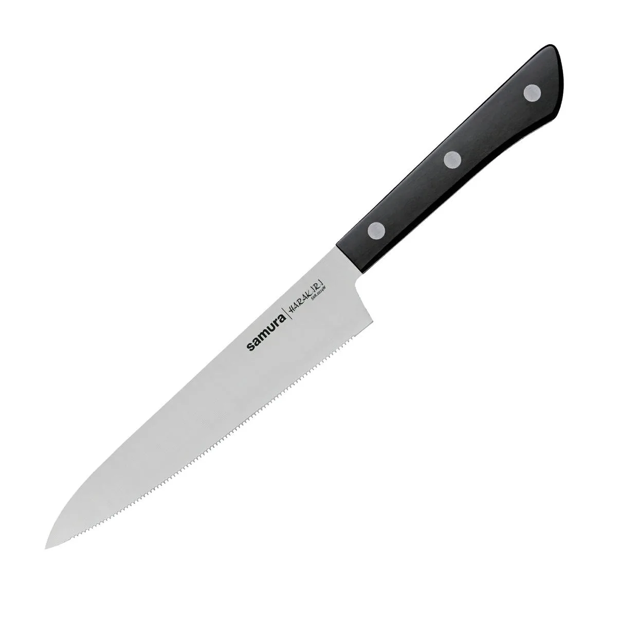 Nóż uniwersalny ząbkowany 15 cm Samura Harakiri — zdjęcie 1
