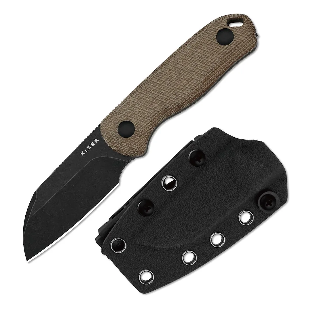 Nóż Kizer Drop Bear Fix Norplex UltreX Micarta AEB — zdjęcie 10
