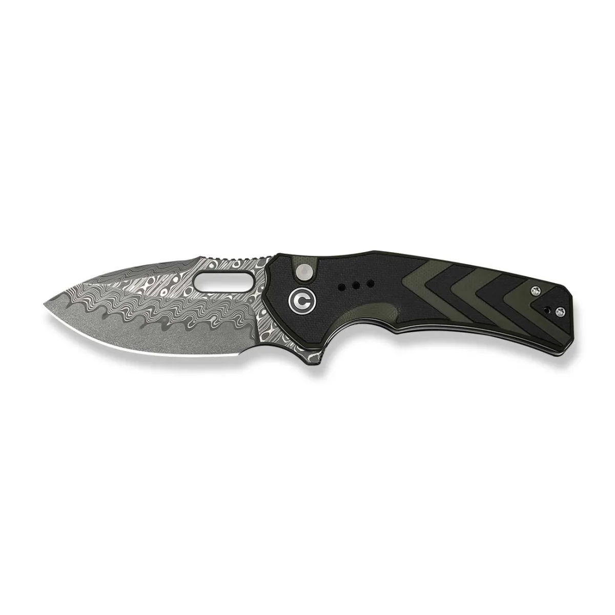 Nóż CIVIVI Vexron Damast G10 Milled Black & Green — zdjęcie 8
