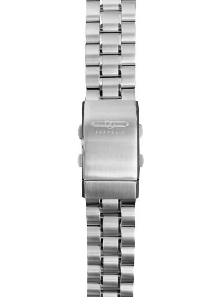 Bransoleta stalowa Zeppelin srebrna, diver 22 mm — zdjęcie 1