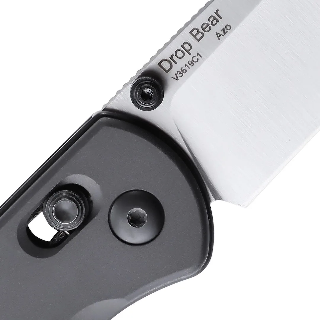 Nóż Kizer Drop Bear Gray Aluminum 154CM — zdjęcie 6