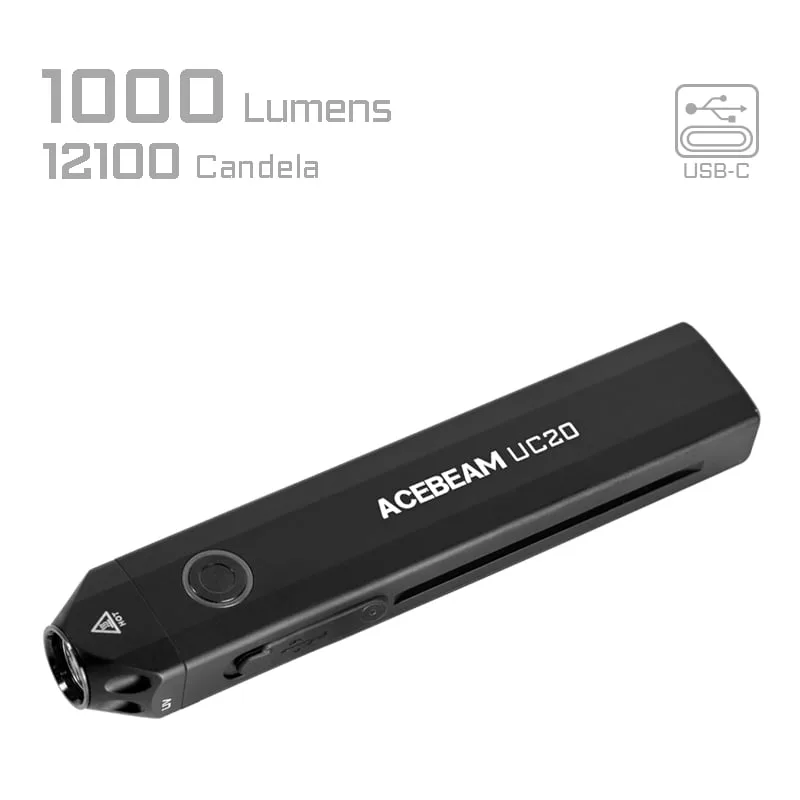 Latarka AceBeam UC20 WR UV 1000 lm USB-C — zdjęcie 1