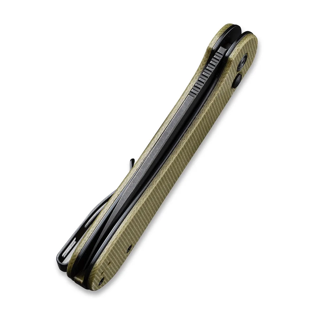 Nóż CIVIVI Button Lock Elementum Olive Micara — zdjęcie 7