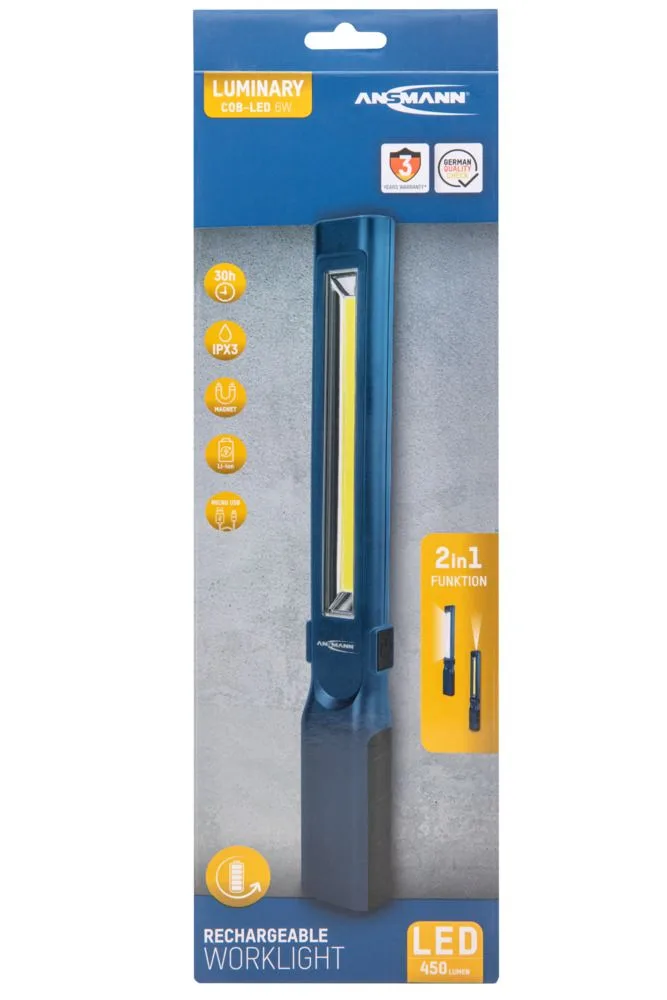 Lampa warsztatowa Ansmann WL450R,450 lm, aku — zdjęcie 8