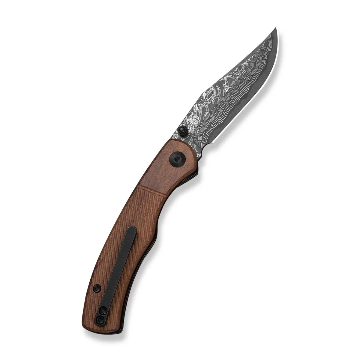 Nóż Civivi Clingman Damascus Guibourtia Wood — zdjęcie 2
