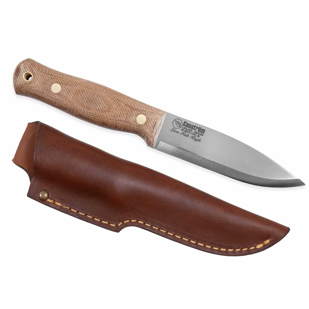 Nóż Casström Lars Fält Canvas Micarta A8 Leather — zdjęcie 1