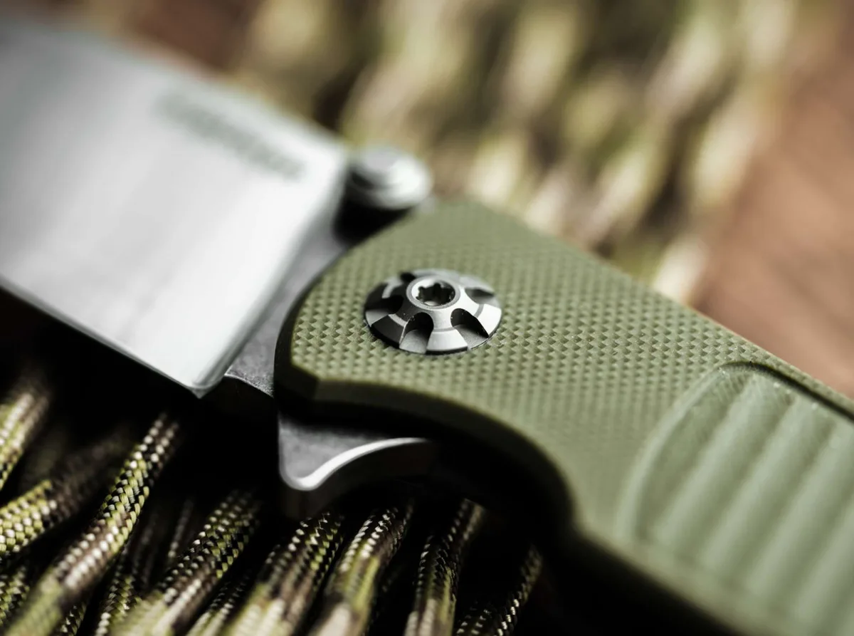 Nóż Böker Solingen Sherman EDC II G10 ODGreen MCut — zdjęcie 3