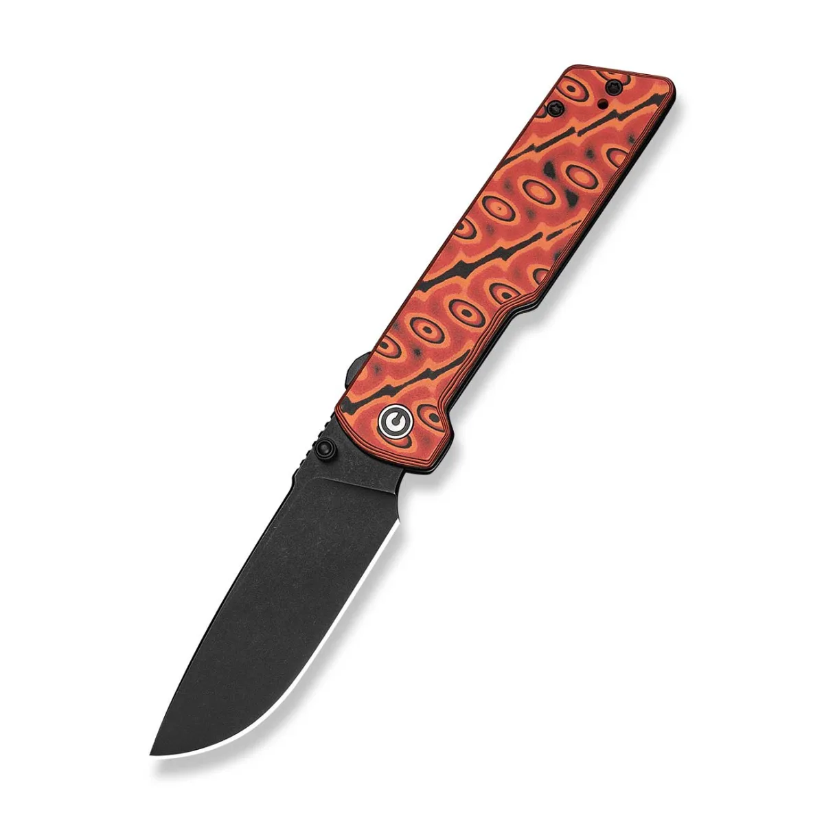 Nóż CIVIVI Zygon Nitro-V Orange&Blk Vortex Micarta — zdjęcie 1