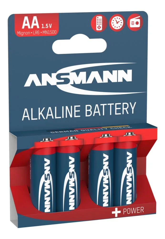 Baterie alkaliczne Ansmann AA / LR6, 4 szt. — zdjęcie 4