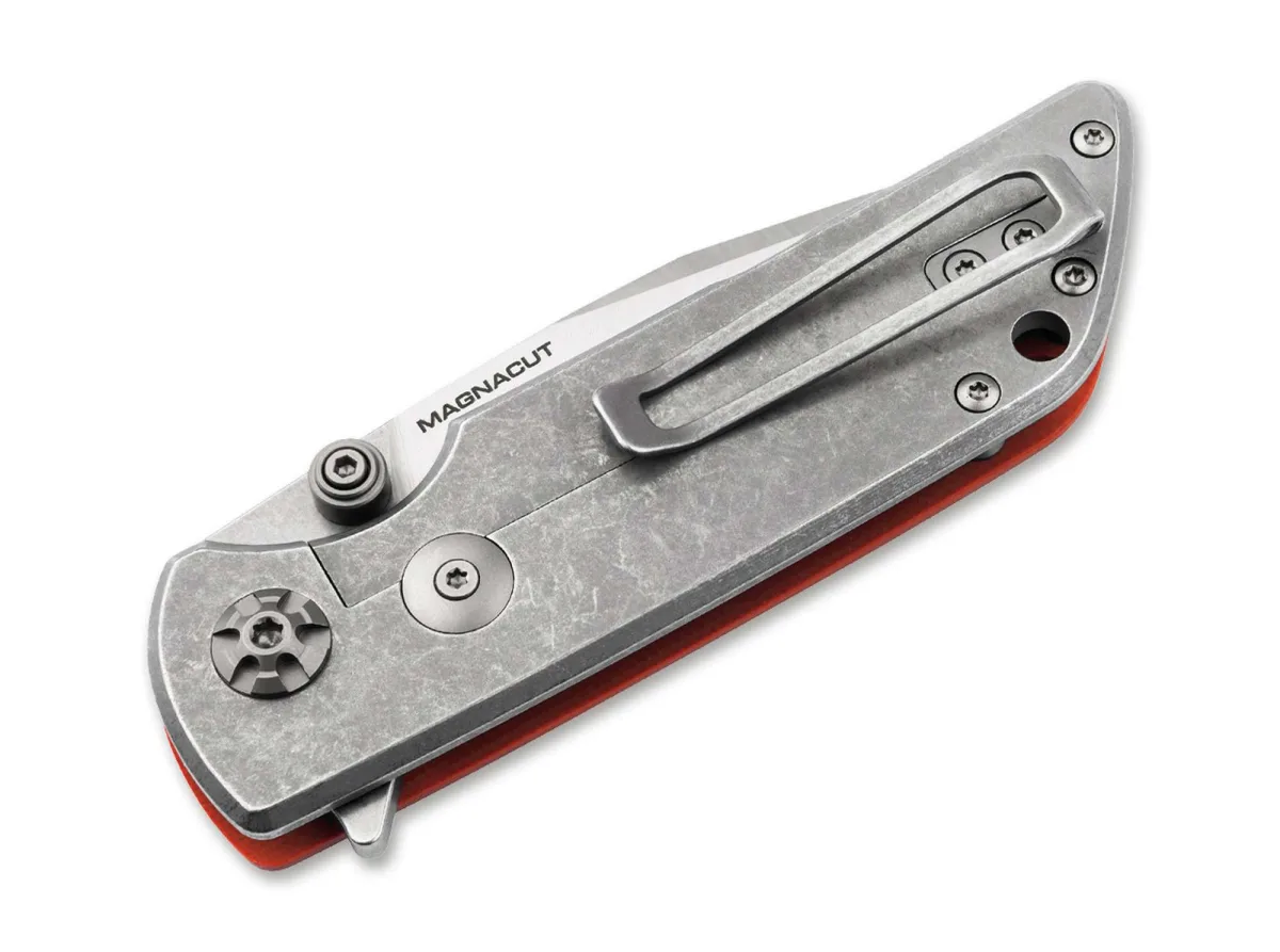 Nóż Böker Solingen Sherman EDC II G10 Orange MCut — zdjęcie 2