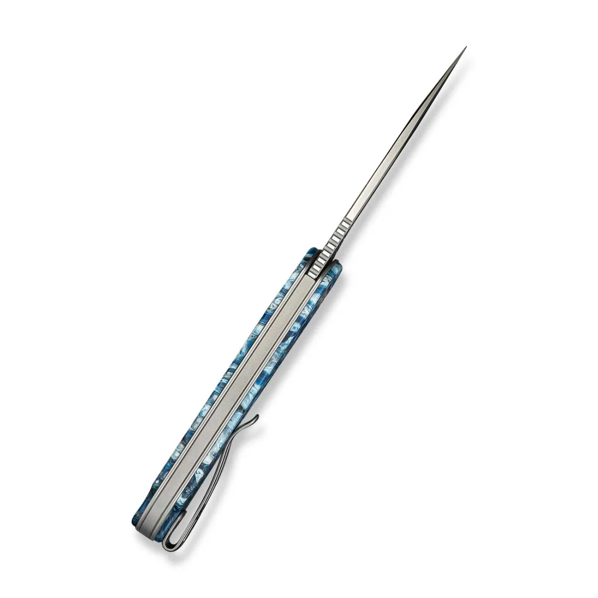Nóż Civivi Elementum Slip Joint 14C28N Blue Resin — zdjęcie 7