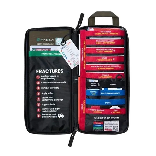 Apteczka SURVIVAL Slimline First Aid Kit - Red — zdjęcie 1