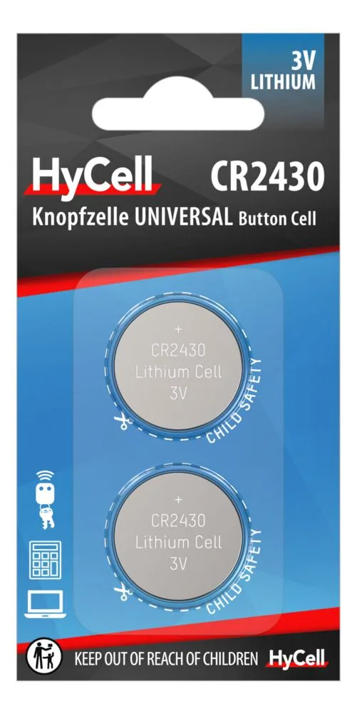 Baterie litowe HyCell CR2430, 3V, 2 szt