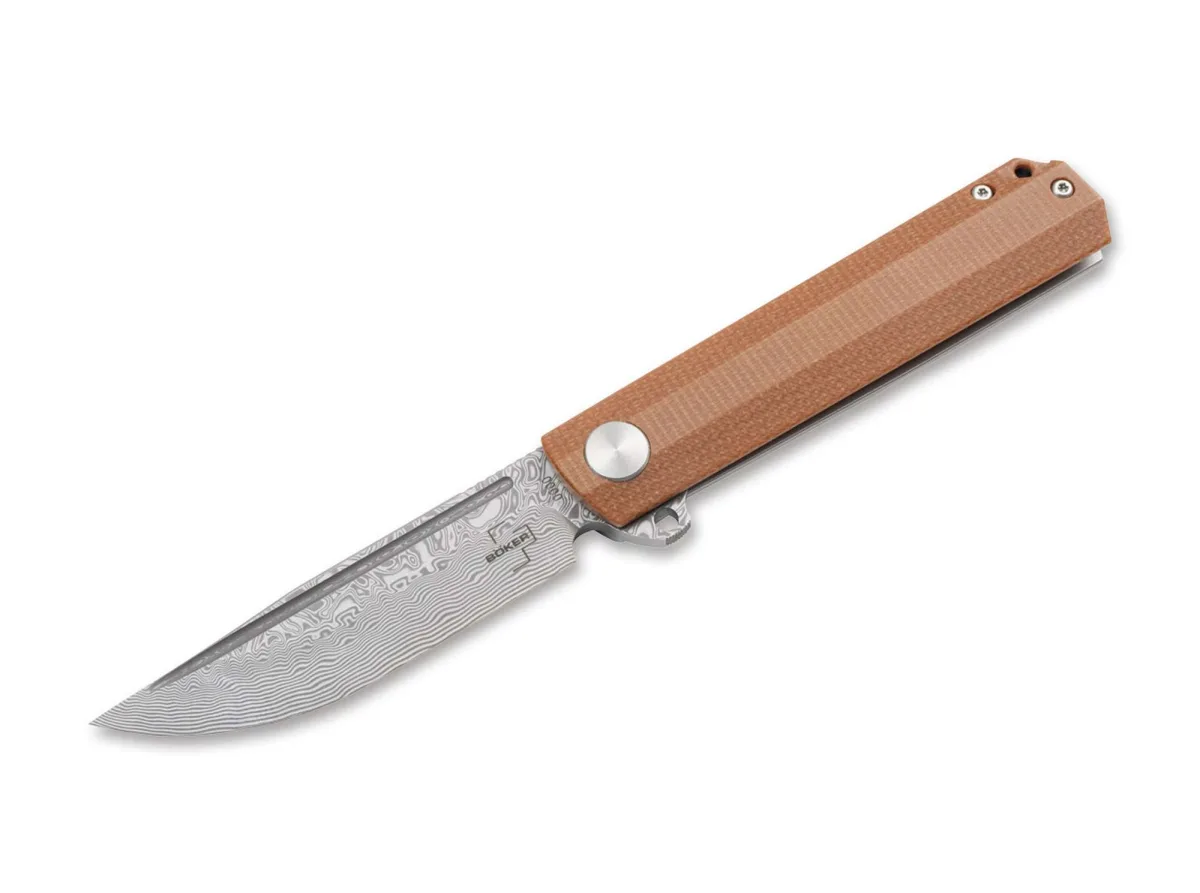 Nóż Böker Plus Cataclyst Brown Damascus Flipjoint — zdjęcie 1