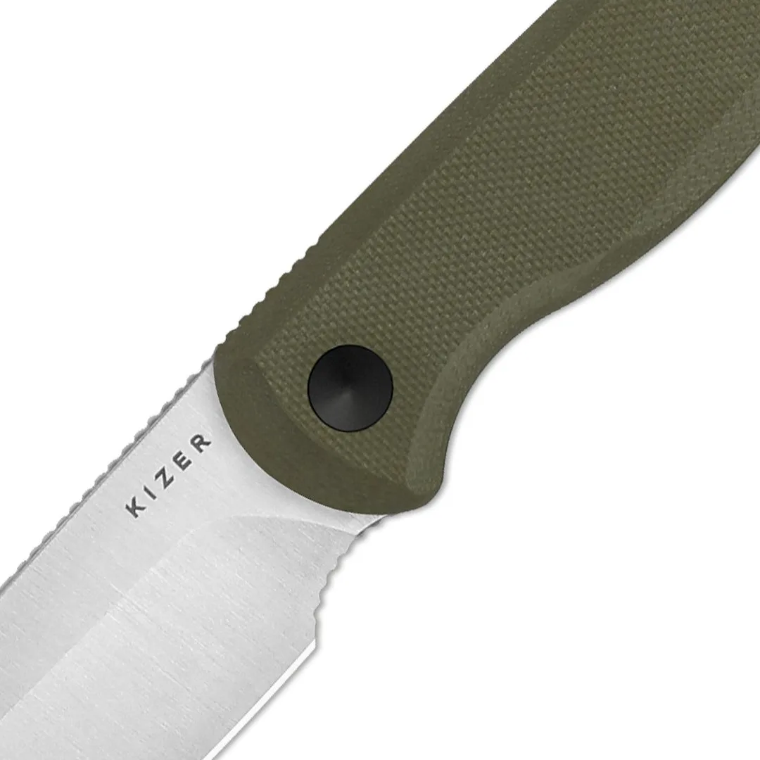 Nóż Kizer Fixed Drop Bear G10 AEB-L — zdjęcie 5