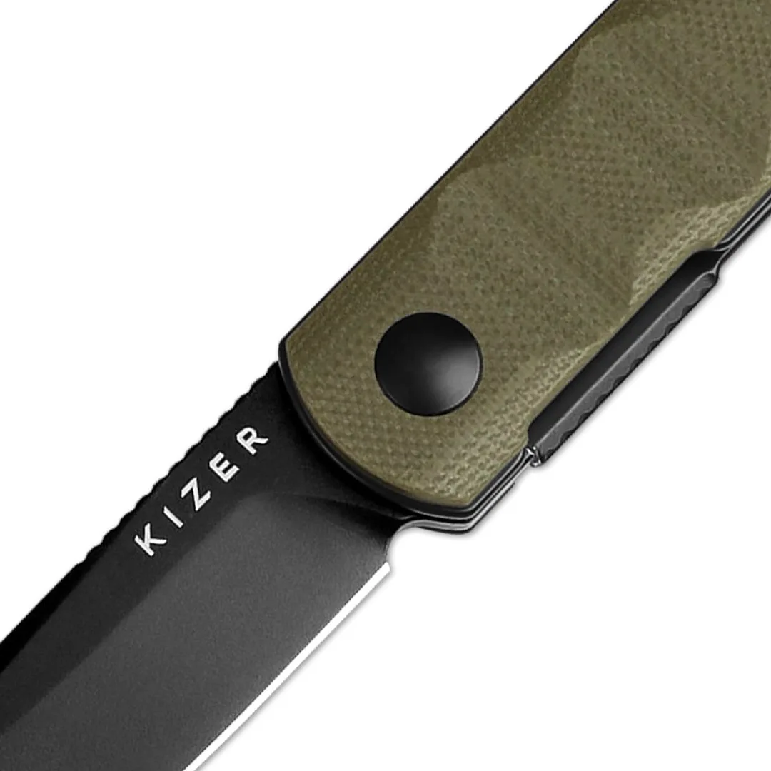 Nóż Kizer Bamboo G10 OD Green Nitro-V — zdjęcie 5