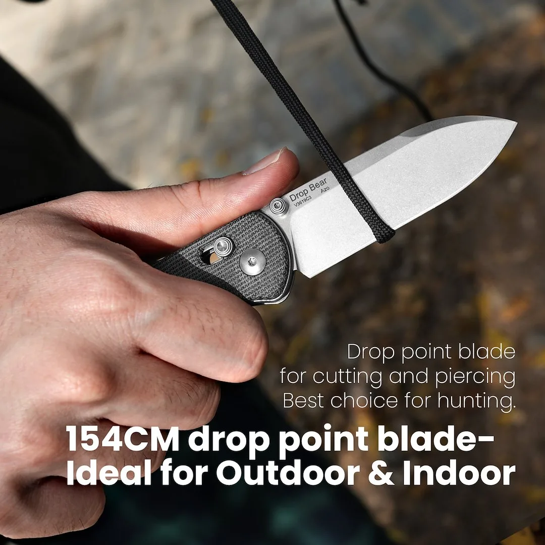 Nóż Kizer Drop Bear Micarta 154CM — zdjęcie 10